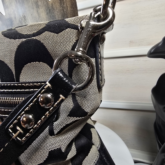 Coach Black and Grey Women's Bag Set - Picture 7 of 16